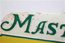Classic Masters Tournament Yellow Logo Golf Wall Clock