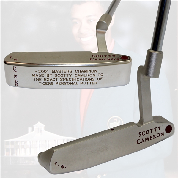 2001 Scotty Cameron Ltd Ed Tiger Woods The Masters Victory Putter - Tiger Slam 4/4
