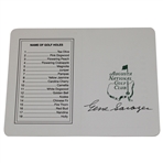 Gene Sarazen Signed Augusta National GC Scorecard PSA/DNA ##A89961