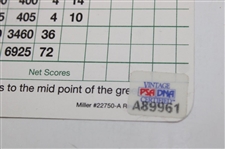 Gene Sarazen Signed Augusta National GC Scorecard PSA/DNA ##A89961