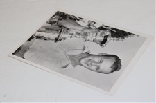 1954 Arnold Palmer with US Amateur Championship Trophy United Press Photo