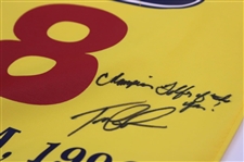 Tom Lehman Signed 1996 Open Championship at Royal Lytham Flag w/'Champion Golfer of the Year' JSA ALOA