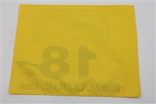 Tom Lehman Signed 1996 Open Championship at Royal Lytham Flag w/'Champion Golfer of the Year' JSA ALOA