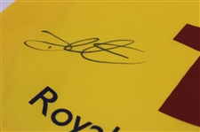 Darren Clarke Signed 2011 Open Championship at Royal St George Flag JSA ALOA
