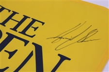 Henrik Stenson Signed 2016 The Open Championship at Royal Troon Flag JSA ALOA