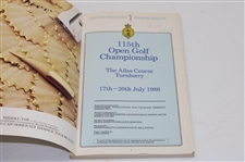Greg Norman Signed 1986 Open Championship at Turnberry Program JSA ALOA