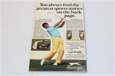 Greg Norman Signed 1986 Open Championship at Turnberry Program JSA ALOA