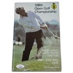 Jack Nicklaus Signed 1979 Open Championship at Royal Lytham Program JSA #AK29087