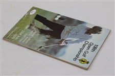 Jack Nicklaus Signed 1979 Open Championship at Royal Lytham Program JSA #AK29087
