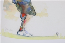 Arnold Palmer Signed Sawgrass Artist Proof Print Knowles JSA ALOA