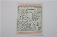 Jack Nicklaus Signed 1963 Masters Tournament Saturday Pairing Sheet JSA ALOA