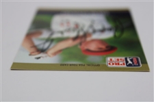 Payne Stewart Signed 1990 PGA Tour Pro-Set Golf Card JSA ALOA
