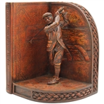 Seldom Seen Vintage The Life & Times of Harry Vardon Golf Bookend