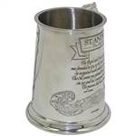 St. Andrews 'The Old Course' Course Layout/Scorecard Pewter Golf Tankard - Made in England