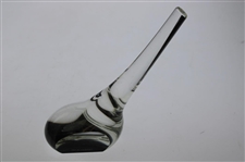 Tiffany & Co Luxury Large Leaded Crystal Art Glass Golf Club Paperweight