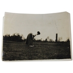 1908 Mrs. Charles Frailey Ladies Golf Star on the Course Early Action Photo