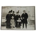1913 Jerome Travers Superstar Golfer and His Family Early Photo