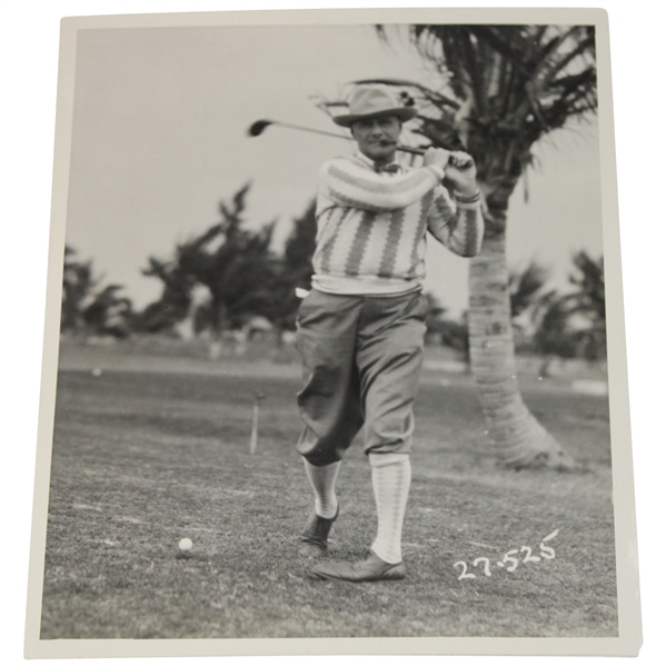 1929 Tex Rickard Boxing and Hockey Icon on the Golf Course Head to Toe Photo