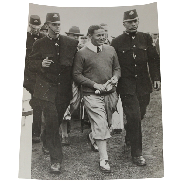 1930 Bobby Jones American Wins British Open w/Police Escort Grand Slam Season
