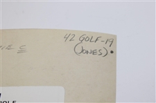1930 Bobby Jones 'American Wins British Open' w/Police Escort Grand Slam Season
