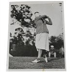 1932 Maureen Orcutt Early Womens Golf Champion Plays Blind Folded Photo