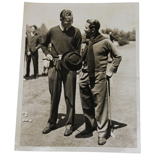 1938 Horton Smith Golf Icon Clowns with Paul Runyan Head to Toe Photo