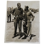 1938 Horton Smith Golf Icon Clowns with Paul Runyan Head to Toe Photo