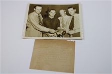 1939 Sam Snead 'Young Golfer at the Miami Open' Early Photo
