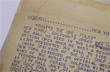 1953 Ben Hogan 'Holds Ball He Used to Win British Open' Art Photo