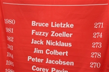 Colonial Course Flown Champions Banner w/ Nicklaus Win