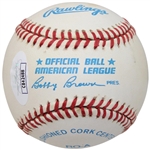 Nolan Ryan Signed AL Baseball w/ JSA Cert #2488