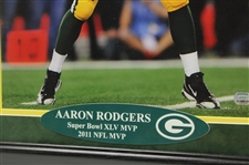 Aaron Rodgers Signed 16x20 Deluxe Framed w/ JSA Letter #YY21497