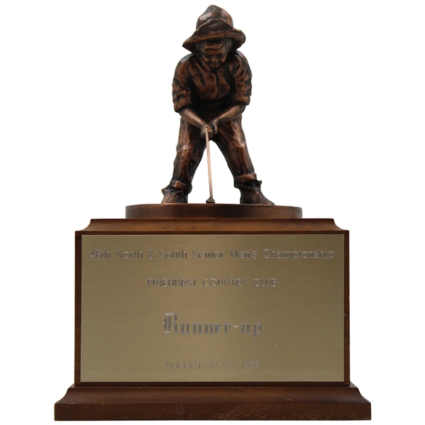 1999 North & South Senior Mens Championship Pinehurst CC Runner-Up Putter Boy Trophy