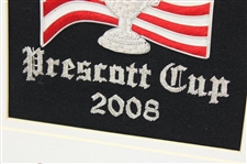 President George Bush Signed 2008 Prescott Cup Sponsorship Appreciation Embroidered Award JSA ALOA