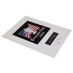 President George Bush Signed 2008 Prescott Cup Sponsorship Appreciation Embroidered Award JSA ALOA