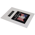 President George Bush Signed 2008 Prescott Cup Sponsorship Appreciation Embroidered Award JSA ALOA