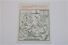 Jack Nicklaus Signed 1965 Masters Tournament Saturday Pairing Sheet JSA ALOA