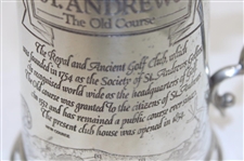 St. Andrews 'The Old Course' Course Layout/Scorecard Pewter Golf Tankard - Made in England