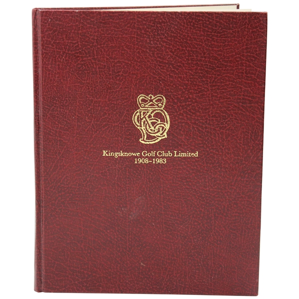 Club History Kingsknowe Golf Club Limited 1908-1983