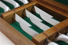 1983 Masters Tournament Gerber Knife Set of Six (6) in Original Wooden