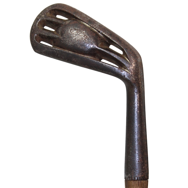 c.1904 Brown’s Patent Montrose Water Iron w/ Anderson & Blyth St. Andrews Shaft Stamp