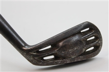 c.1904 Brown’s Patent Montrose Water Iron w/ Anderson & Blyth St. Andrews Shaft Stamp