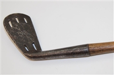 c.1904 Brown’s Patent Montrose Water Iron w/ Anderson & Blyth St. Andrews Shaft Stamp