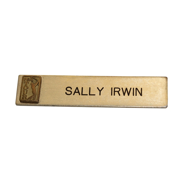 Sally Irwins PGA Tour Gold Tone Pin