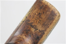 Spalding Mallet Putter w/Screw Insert Brass Plate Face w/SCS on Crown & Heel