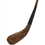 J. Anderson Longnose Splice Neck Baffing Spoon w/LS Stamp on Crown & Brass Plate