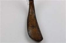 J. Anderson Longnose Splice Neck Baffing Spoon w/LS Stamp on Crown & Brass Plate