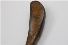 J. Anderson Longnose Splice Neck Baffing Spoon w/LS Stamp on Crown & Brass Plate