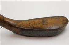 J. Anderson Longnose Splice Neck Baffing Spoon w/LS Stamp on Crown & Brass Plate
