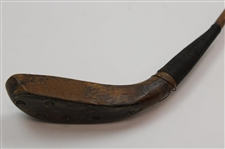 J. Anderson Longnose Splice Neck Baffing Spoon w/LS Stamp on Crown & Brass Plate